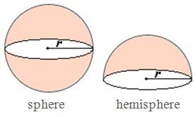 Surface Area of a Sphere - Web Formulas